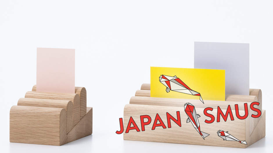 Lucien Gumys raffinierter Zettelhalter für das japanische Designlabel Karimoku New Standard.