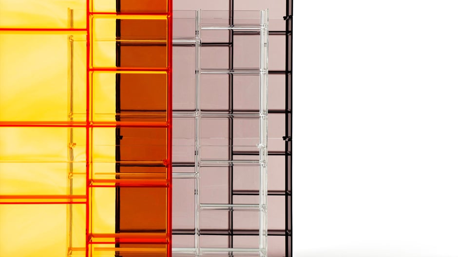 Transparente Regalskulpturen fürs Bad von Ludovica und Roberto Palomba