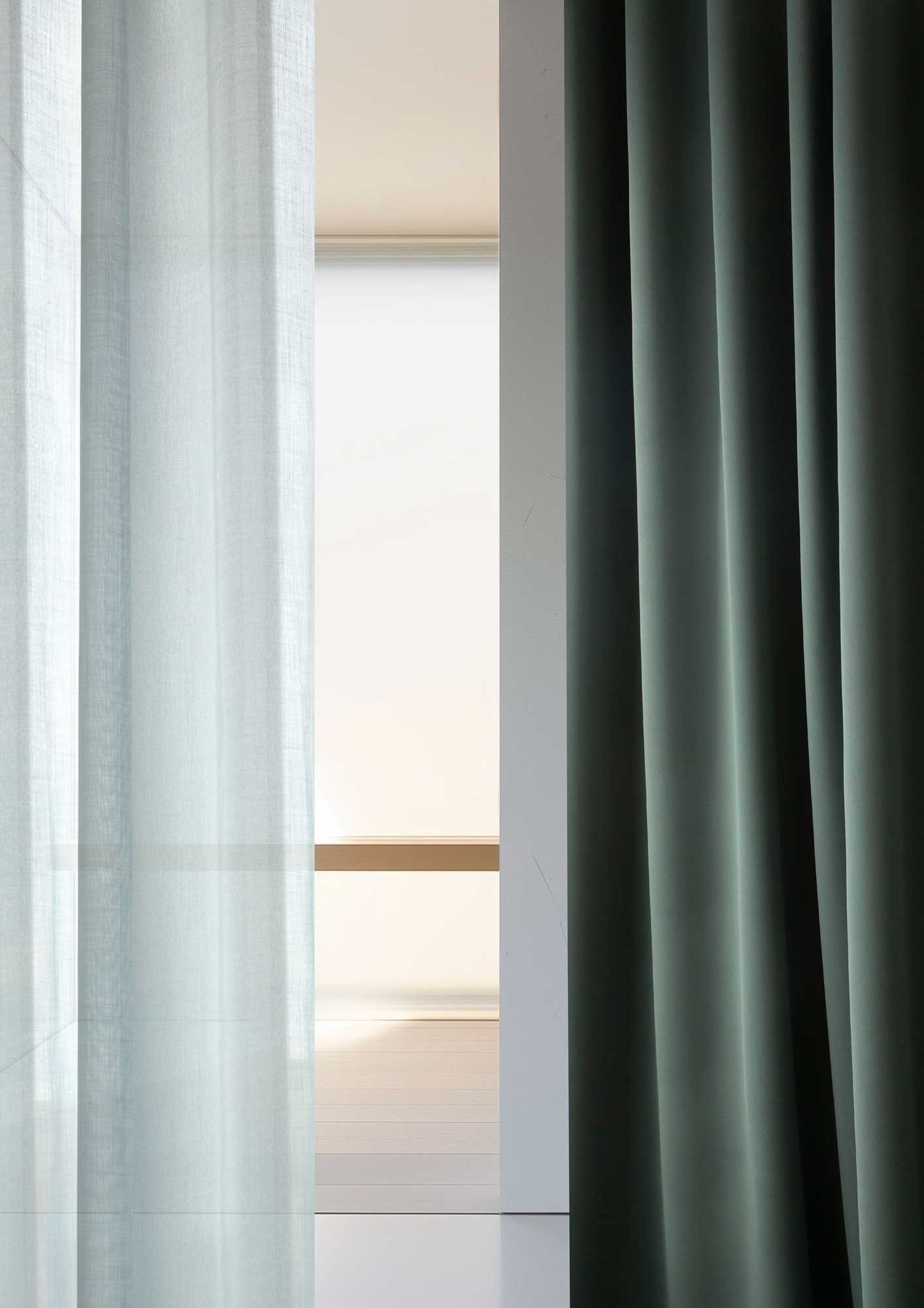 Vorhangstoffe von Kvadrat aus recyceltem Polyester