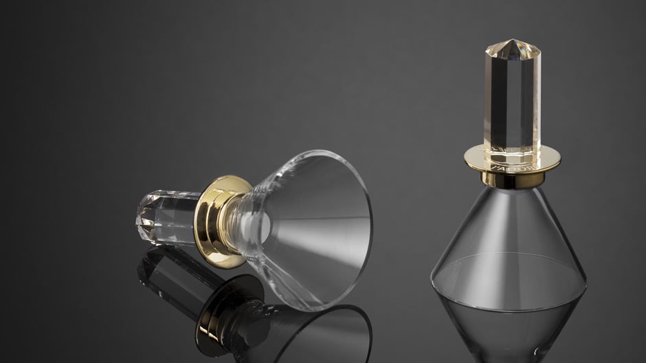 Du riechst so gut: Ein Glasobjekt, das sich voll und ganz auf die Welt des Dufts konzentriert.