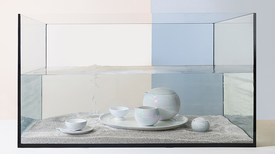 Schillernde Spheren: Teeservice von Antonio Aricò für Bitossi