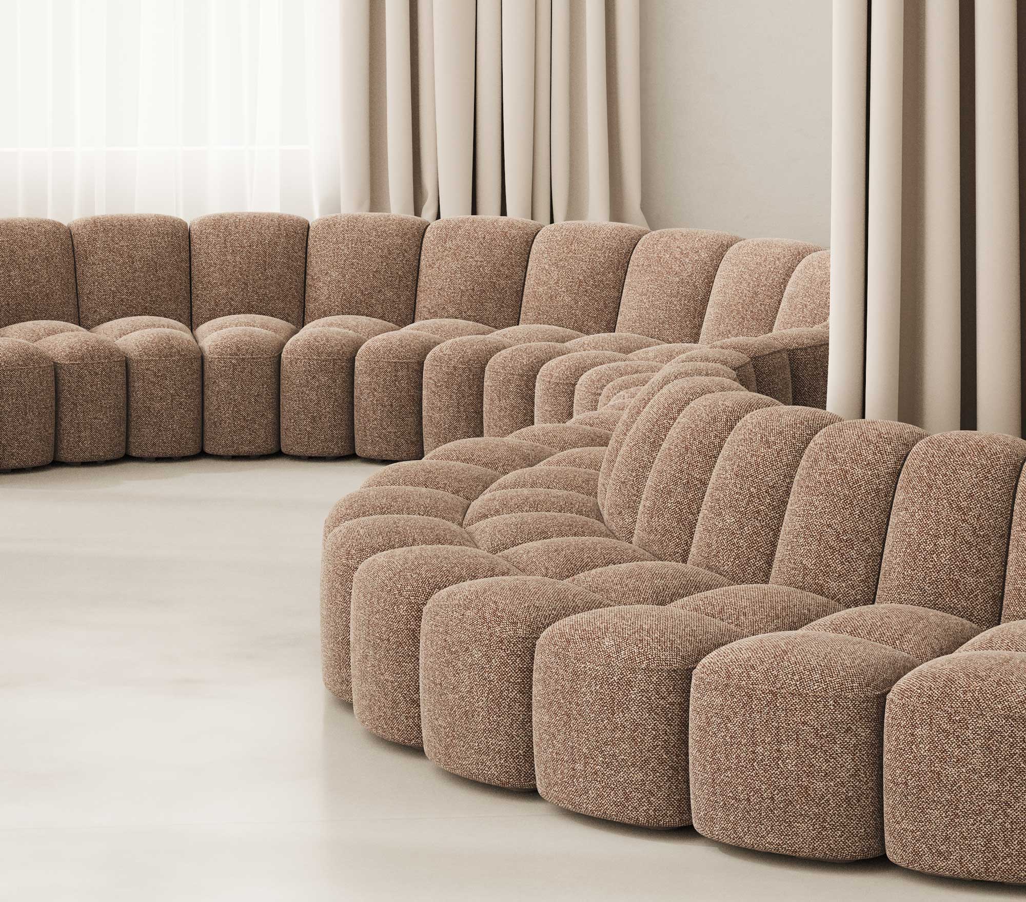 Modulares Sofasystem von Snøhetta für MDF Italia