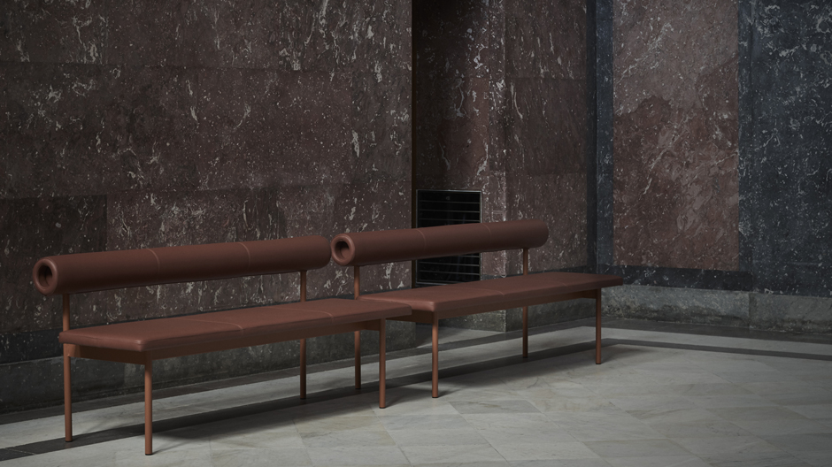 Musealer Blickfang: Sofasystem von Matti Klenells für Offecct