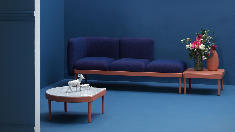 Mustermeister: Aus fünf Grundelementen lässt Yonoh unendlich viele Sitzbank-Hocker-Tischvariationen entstehen.