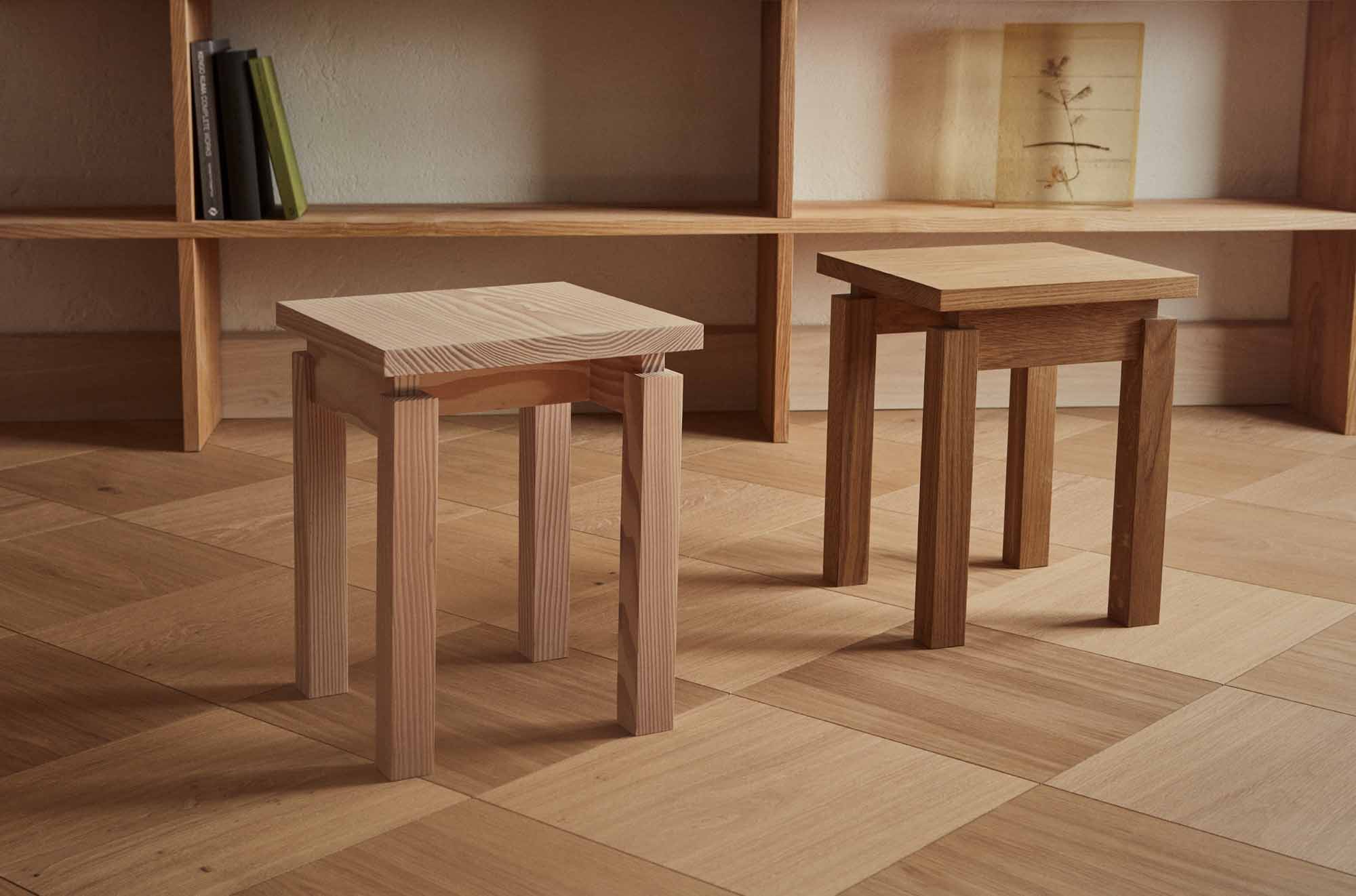 Quadratische Dielen aus massiver Eiche von Dinesen