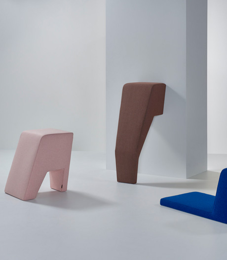 Unkonventionelles Büromobiliar für jede Gelegenheit von Léon de Lange für Prooff