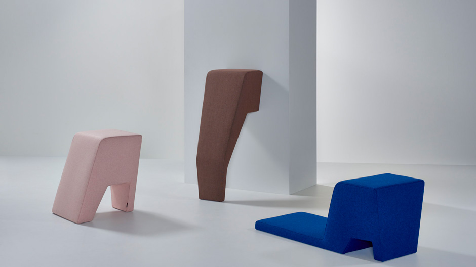 Unkonventionelles Büromobiliar für jede Gelegenheit von Léon de Lange für Prooff