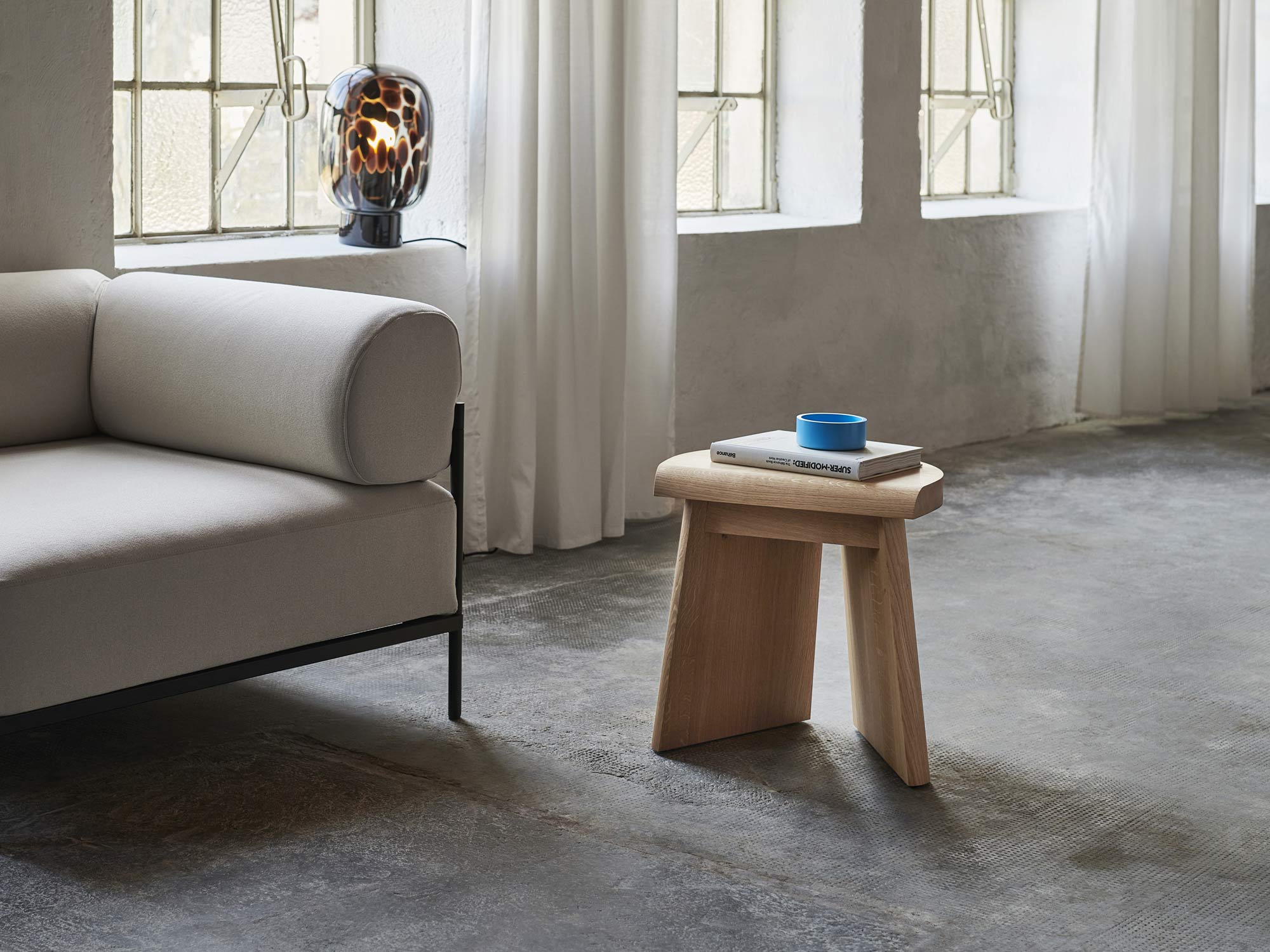 Skulpturaler Hocker von Christian Haas für Favius