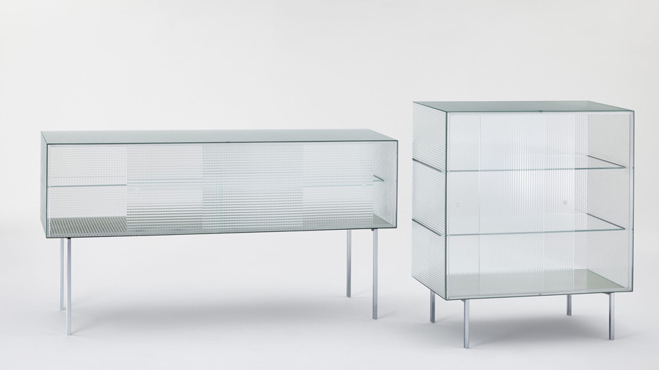 Transparent mit Ornament: Eine gläserne Kommode von Piero Lissoni für Glas Italia