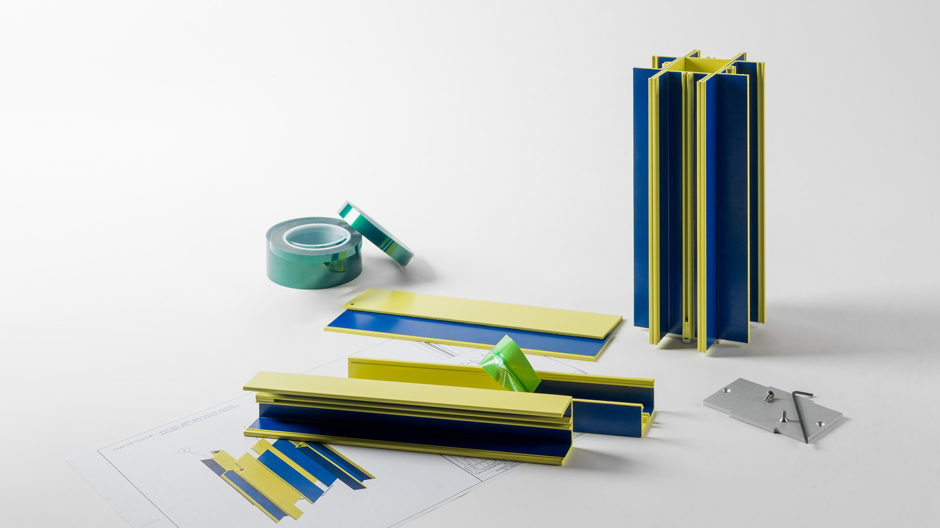 Upcycling: Vasen aus alten Aluminiumprofilen von Jorge Penadés für BD Barcelona.