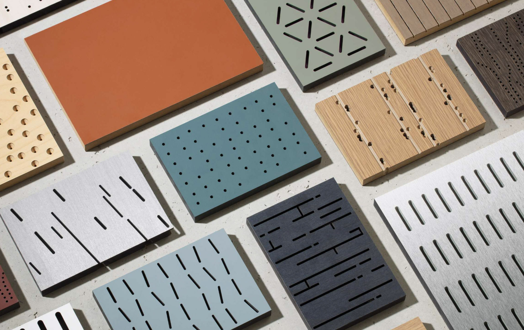 Maßgeschneiderte Akustikpaneele vom Studio 5•5 für Ober Surfaces