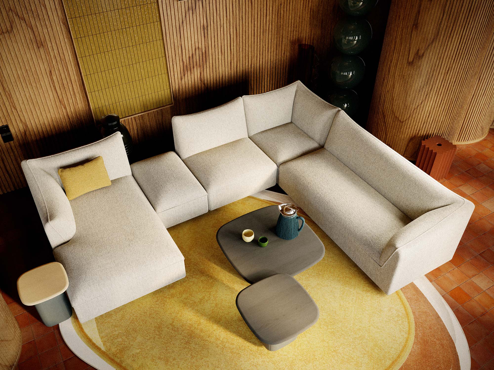 Elegantes Sofaprogramm von Böttcher & Kayser für Pode