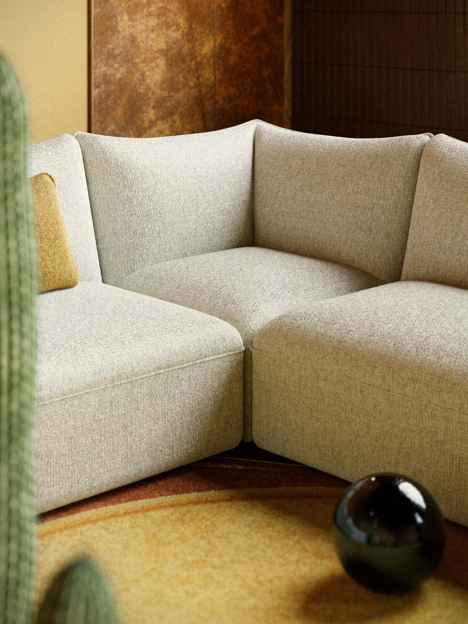 Elegantes Sofaprogramm von Böttcher & Kayser für Pode