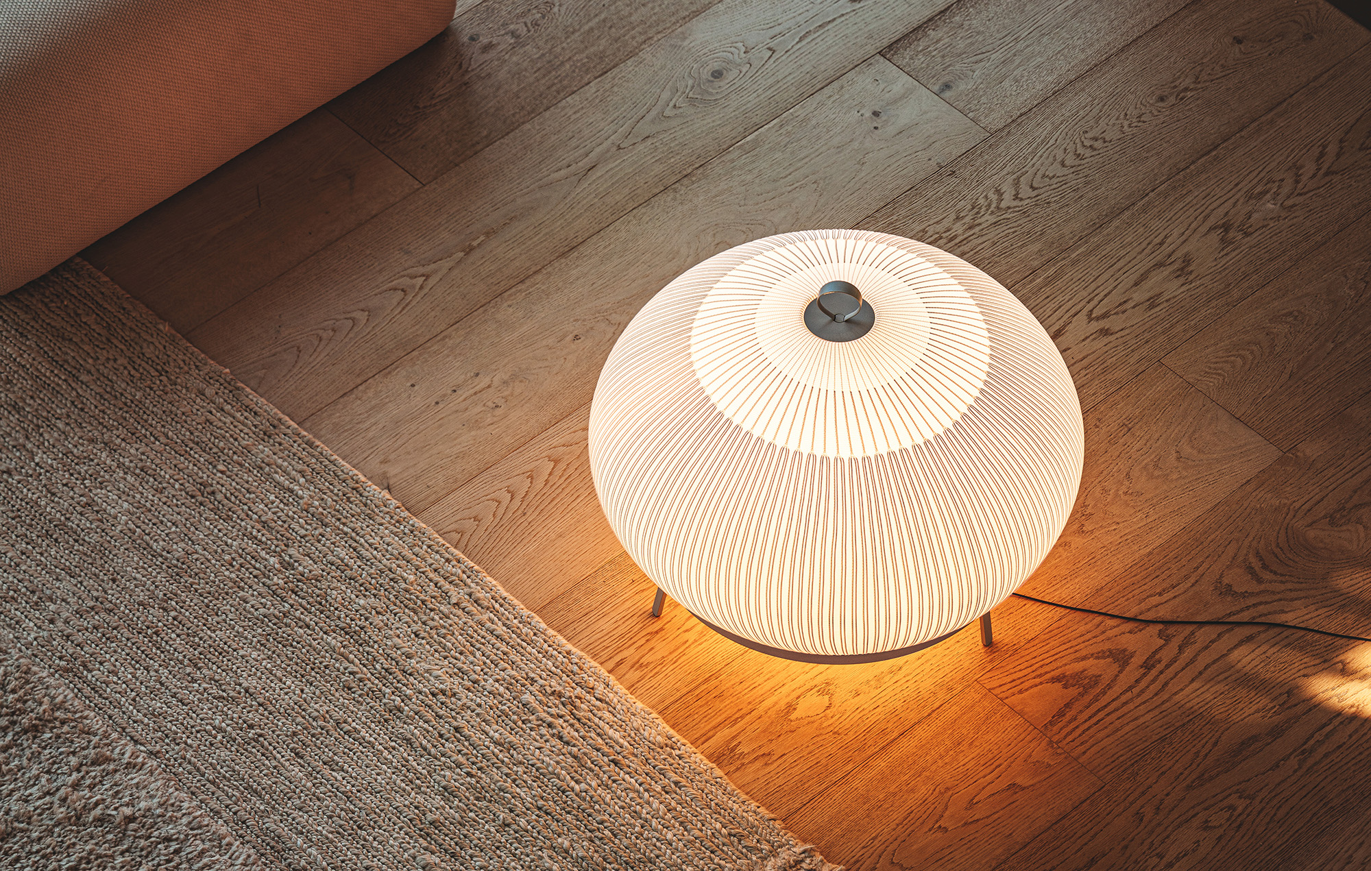 Gestrickte Leuchtenfamilie von Meike Harde für Vibia