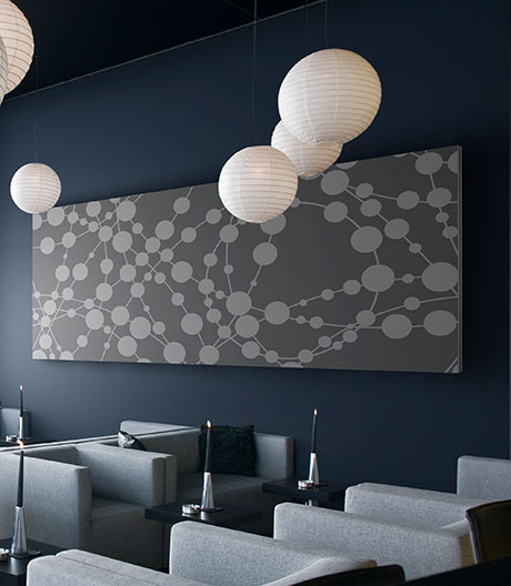 Schön leise: Ästhetisch anspruchsvolle Akustikpaneele von procedes i-d.