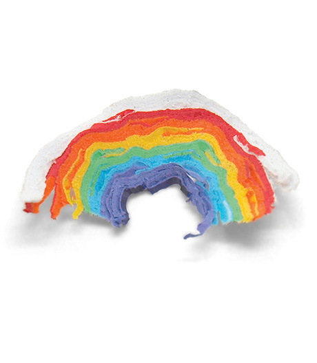 Anspitz-Späne in allen Farben des Regenbogens: Bleistift von Duncan Shotton.