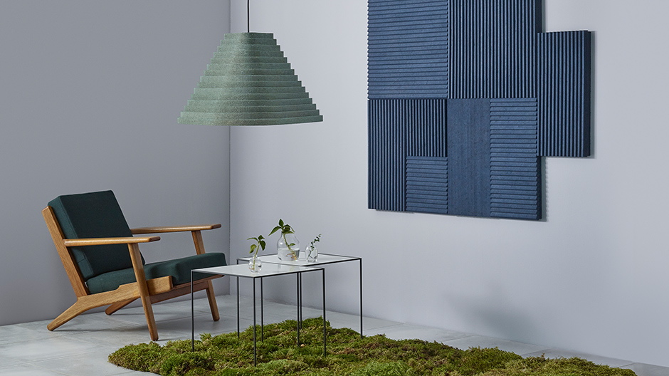 Wald an der Wand: Akustikmodule von Maija Puoskari