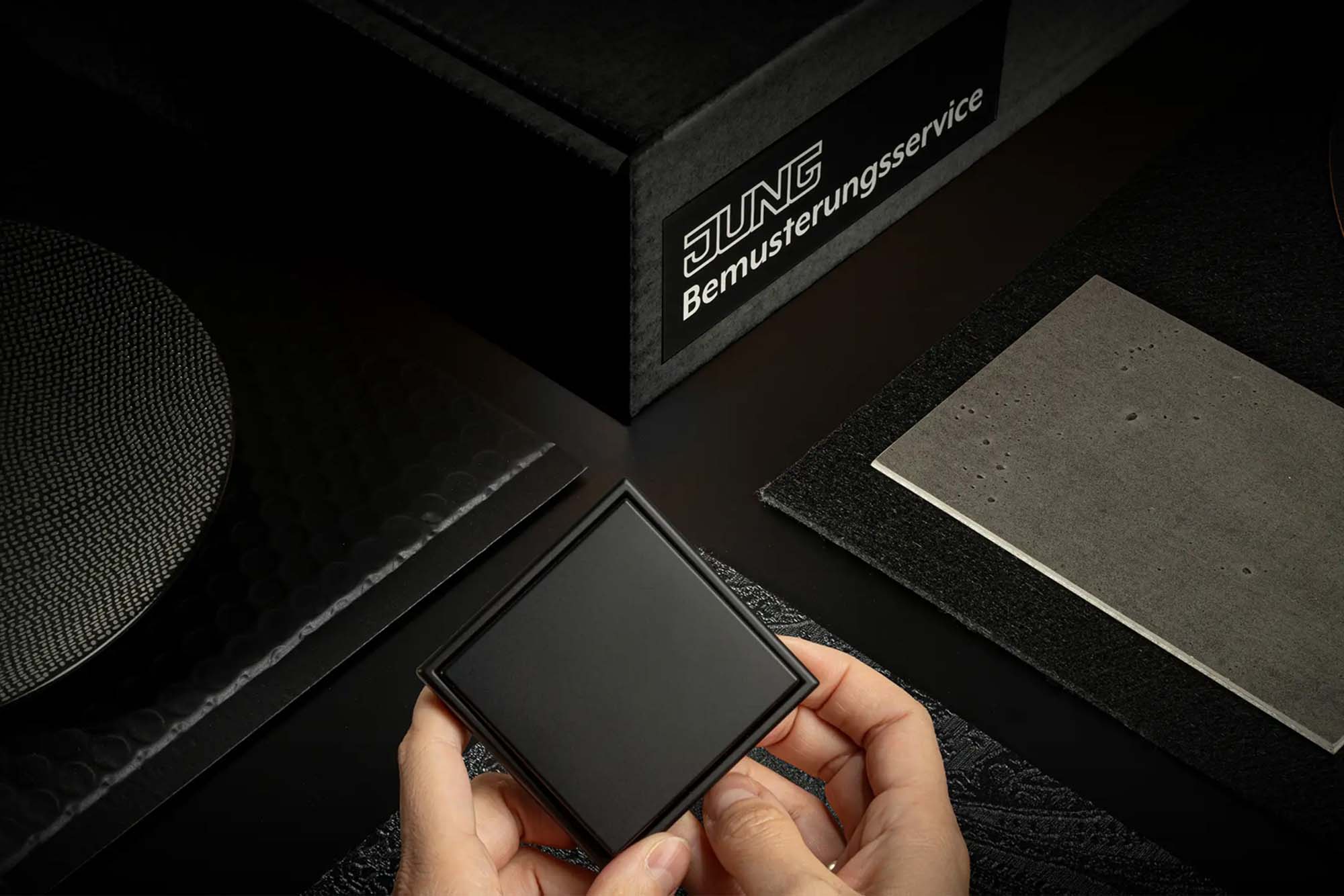 Optimale Schalterauswahl mit Produktmustern von JUNG