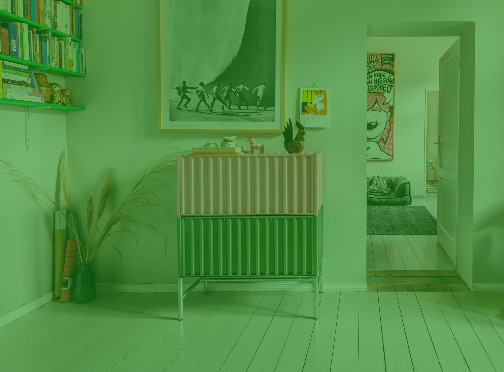 Vielseitiger Stahlschrank Container DS von MAGAZIN zu gewinnen