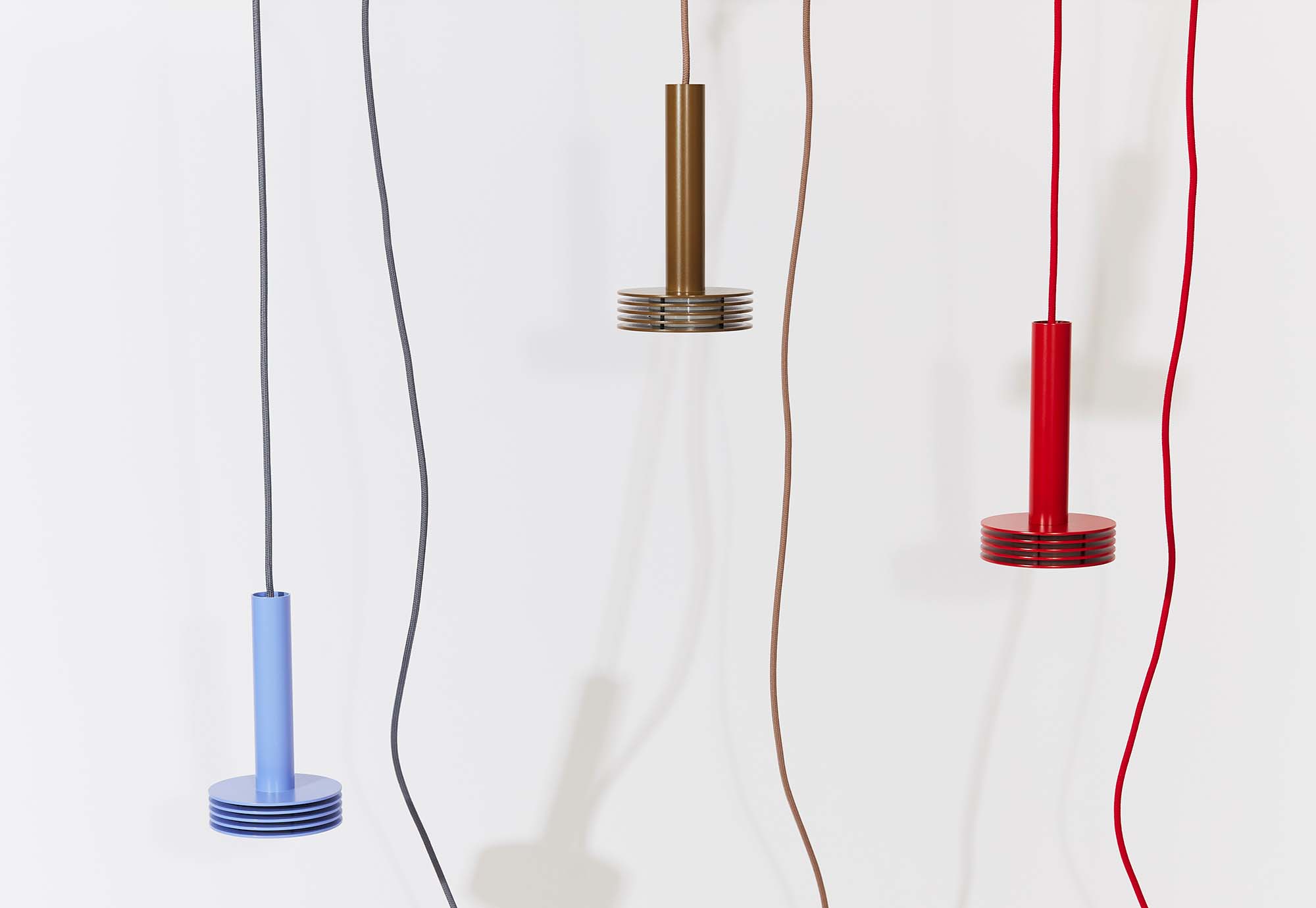 Geometrische Pendelleuchte von Note Design Studio für Zero