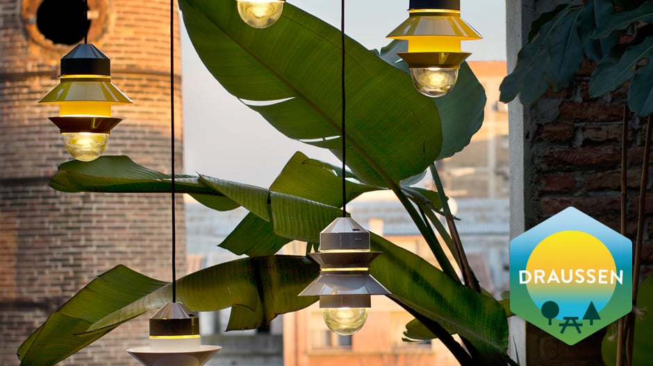 Moderne Bootslaternen: individuell konfigurierbare Außenleuchten von Estudio Sputnik für Marset