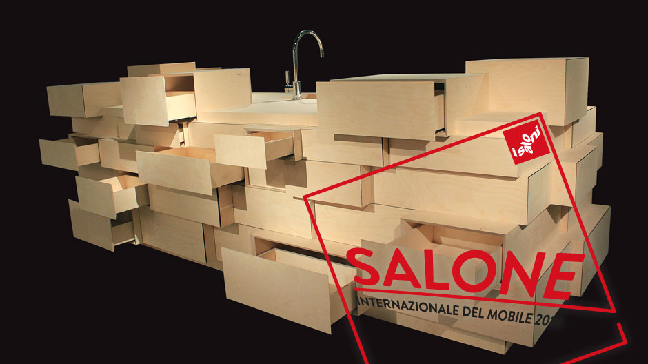 Gitta Gschwendtner hat aus vielen Schubladen einen ungewöhnlichen Küchenblock gestaltet