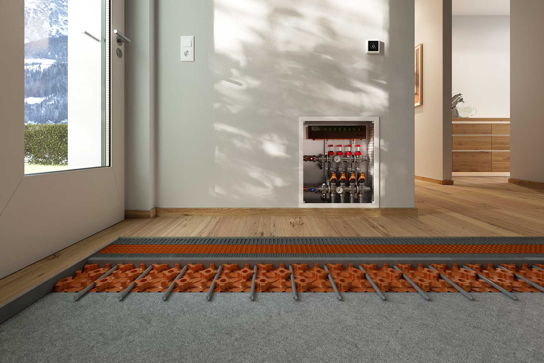 Smarte Thermostate für Flächenheizungen von Schlüter-Systems