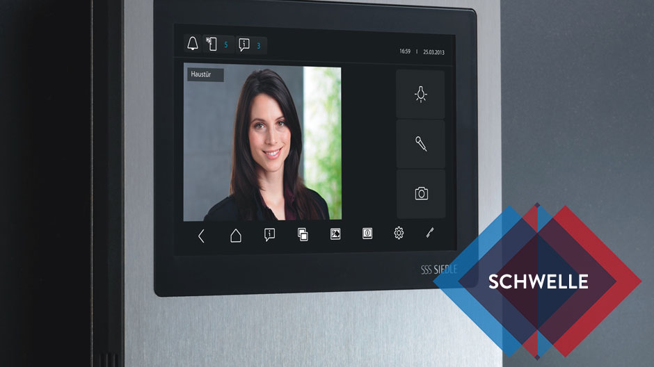 Mit seinen Video-Panels setzt Siedle neue Maßstäbe für Innensprechstellen.