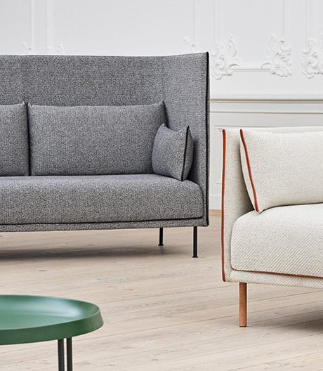 Möbel mit Kontur: GamFratesi haben für Hay eine Sofafamilie gestaltet, die großzügig ist, aber leicht wirkt