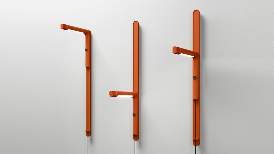 Verstellbar auf allen Achsen: Leuchtenfamilie von Giulio Iacchetti für FontanaArte.