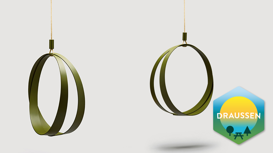 Eine frei schwingende Schaukel aus Italien.