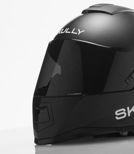 Der Motorradhelm als Schnittstelle: Neuheit des amerikanischen Herstellers Skully Helmets.