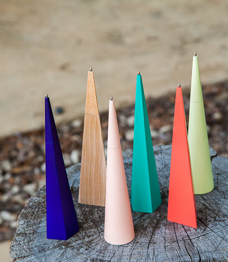 Standfeste Kugelschreiber von Areaware.