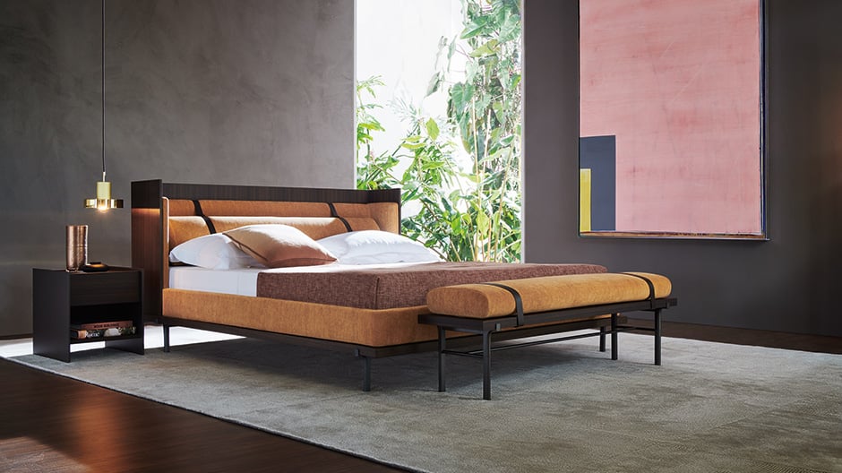 Elegante, perfekt aufeinander abgestimmte Schlafzimmerkollektion von Neri & Hu für Molteni & C.