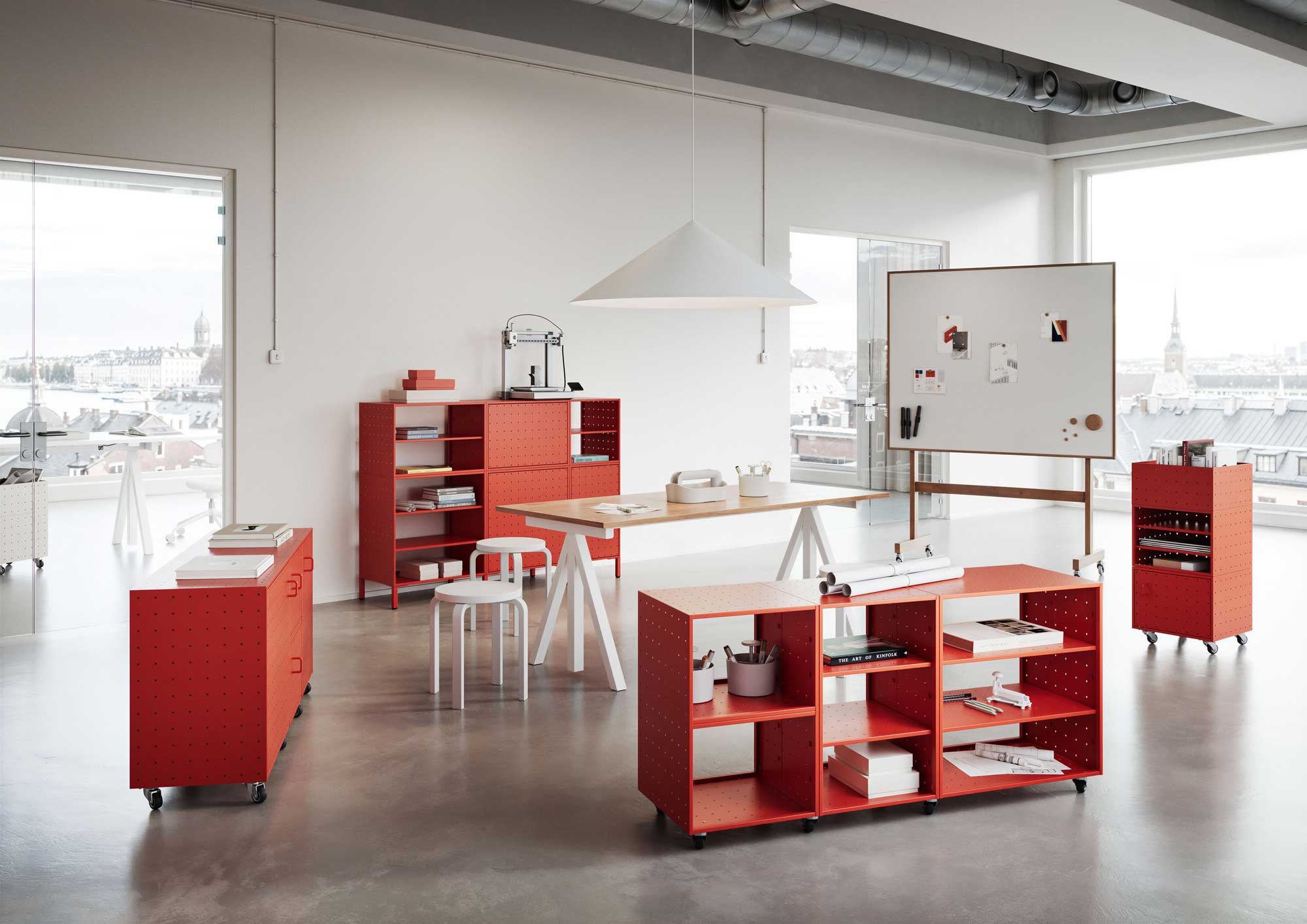 Online-Konfigurator für das Aufbewahrungssystem von String Furniture