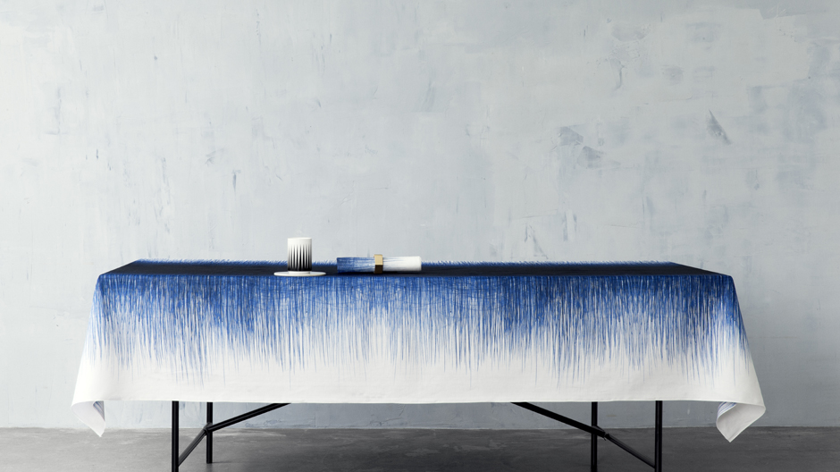 Tischlein deck dich! Tischwäsche wie gemalt von Ferm Living.