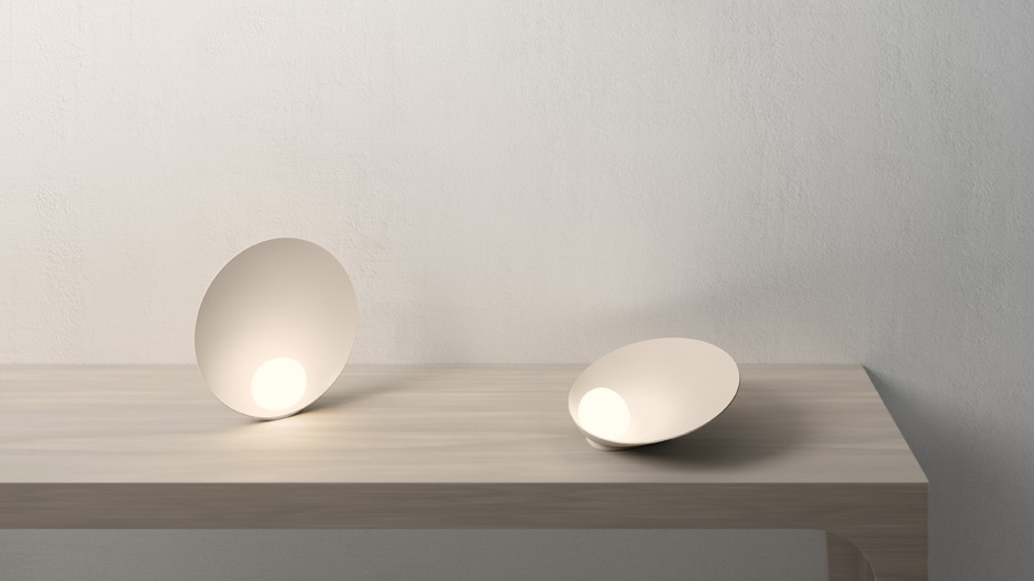 Transluzenz und Rückstrahlung: neue Leuchtenserie von Note Design Studio für Vibia