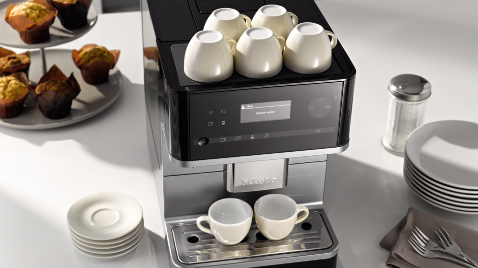 Universal Design: Das TFT-Display dieses Vollautomaten von Miele ist gut ablesbar und ausgesprochen einfach zu bedienen.