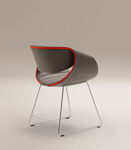 Schlank und elegant: Die neue Gestellvariante des Bürostuhl-Klassikers von Züco