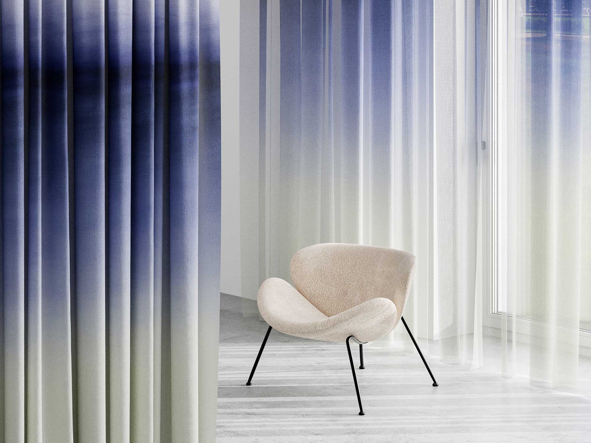 Frühlingshafte Vorhangstoffe von Delius