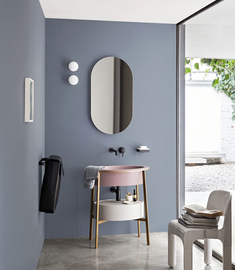 Das Runde, das Ovale, das Doppelte: eine Waschbeckenkollektion des italienischen Badmöbelherstellers Cielo