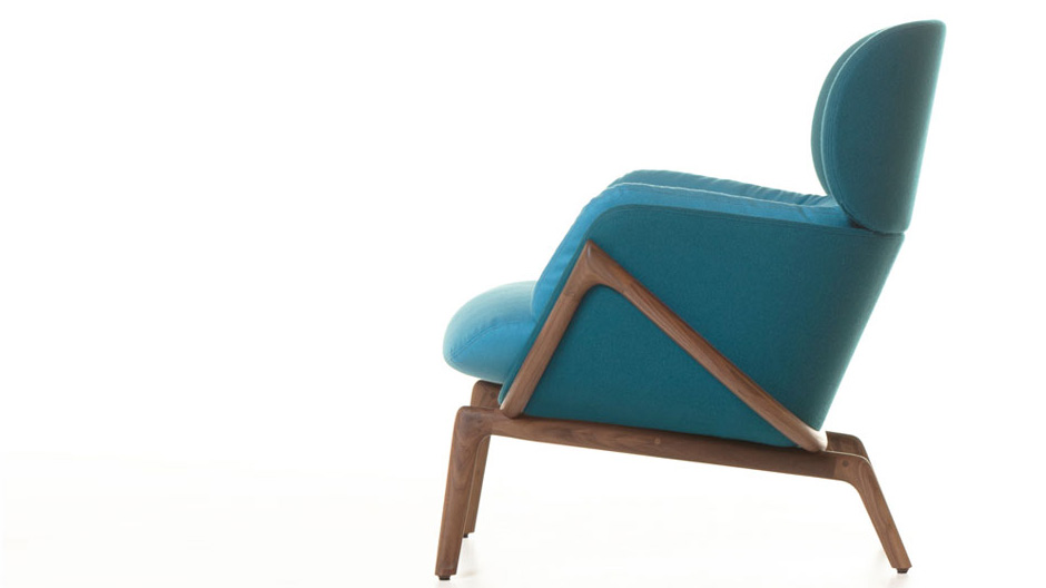 Rundes Wohlfühlpaket: Luca Nichettos neuer Sessel für De La Espada