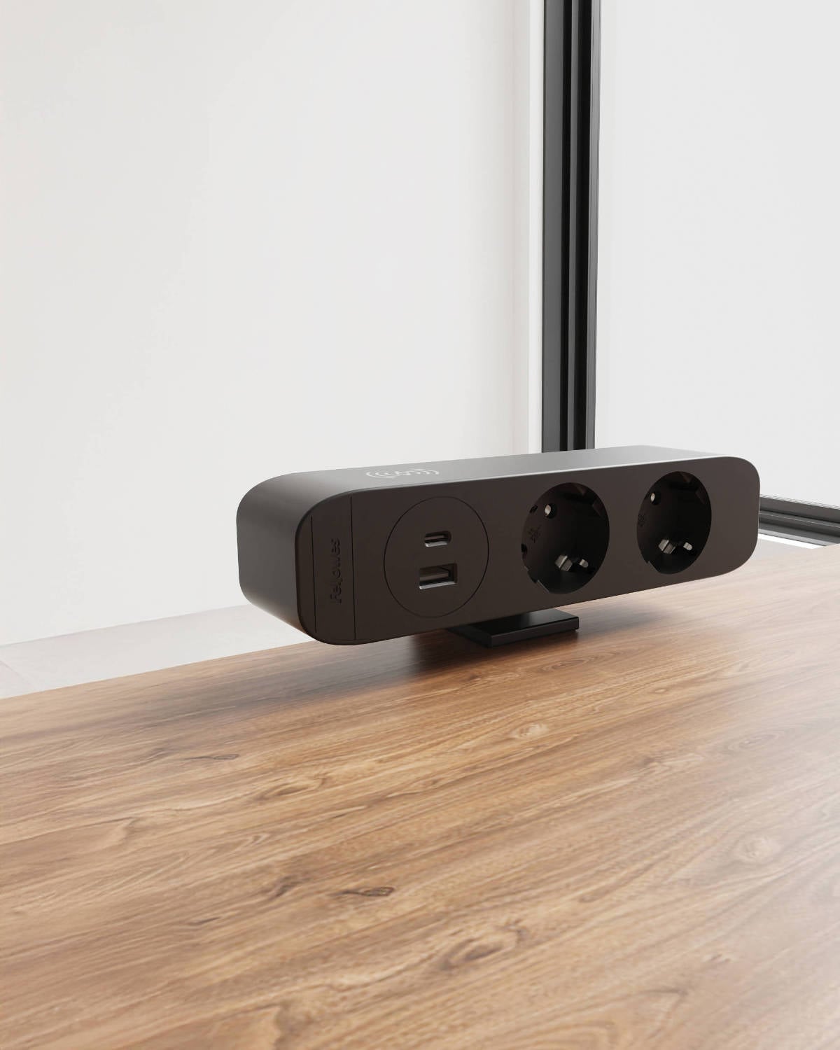 Auftisch-Steckdosenmodul für flexible Arbeitsplätze von Fellowes