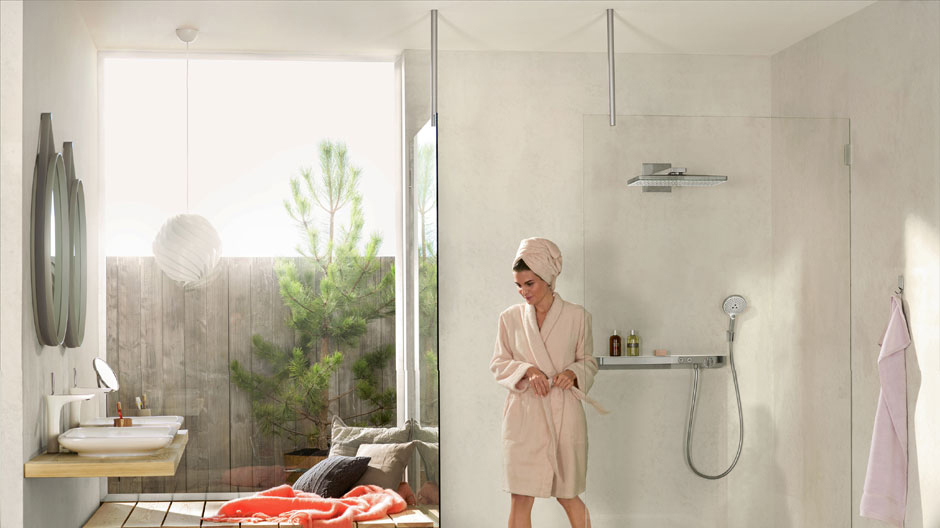 Der Regen kommt! Kopfbrausen von Phoenix Design für Hansgrohe