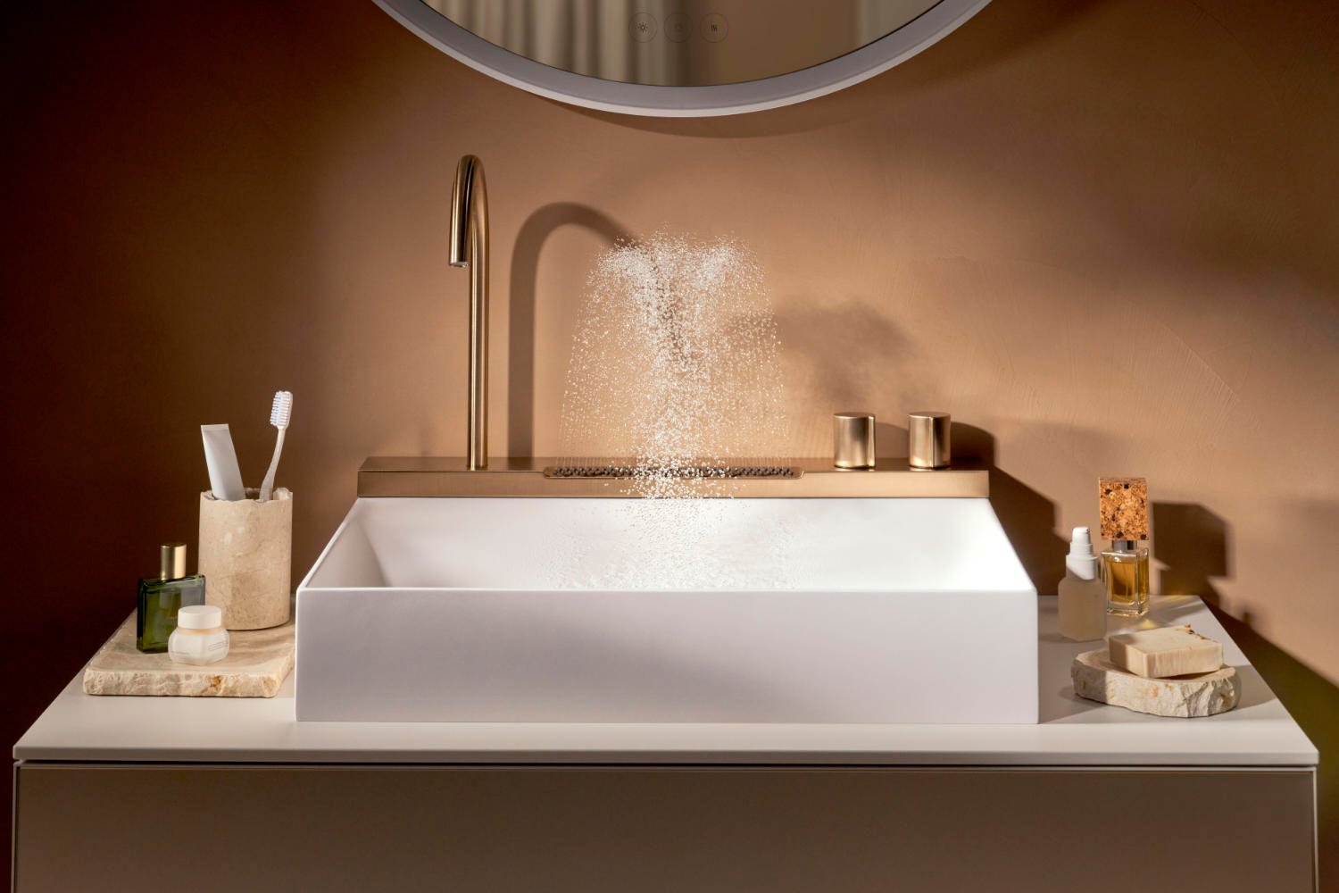 Waschtischarmatur mit Brausefunktion von Hansgrohe