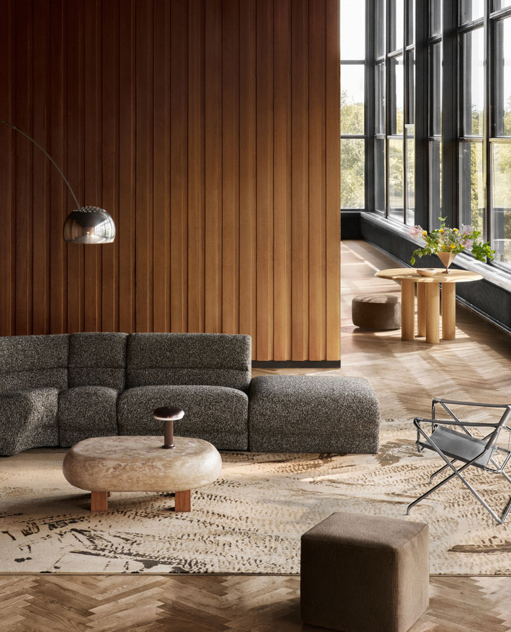 Teppichkollektion mit topografischen Strukturen von Ege Carpets