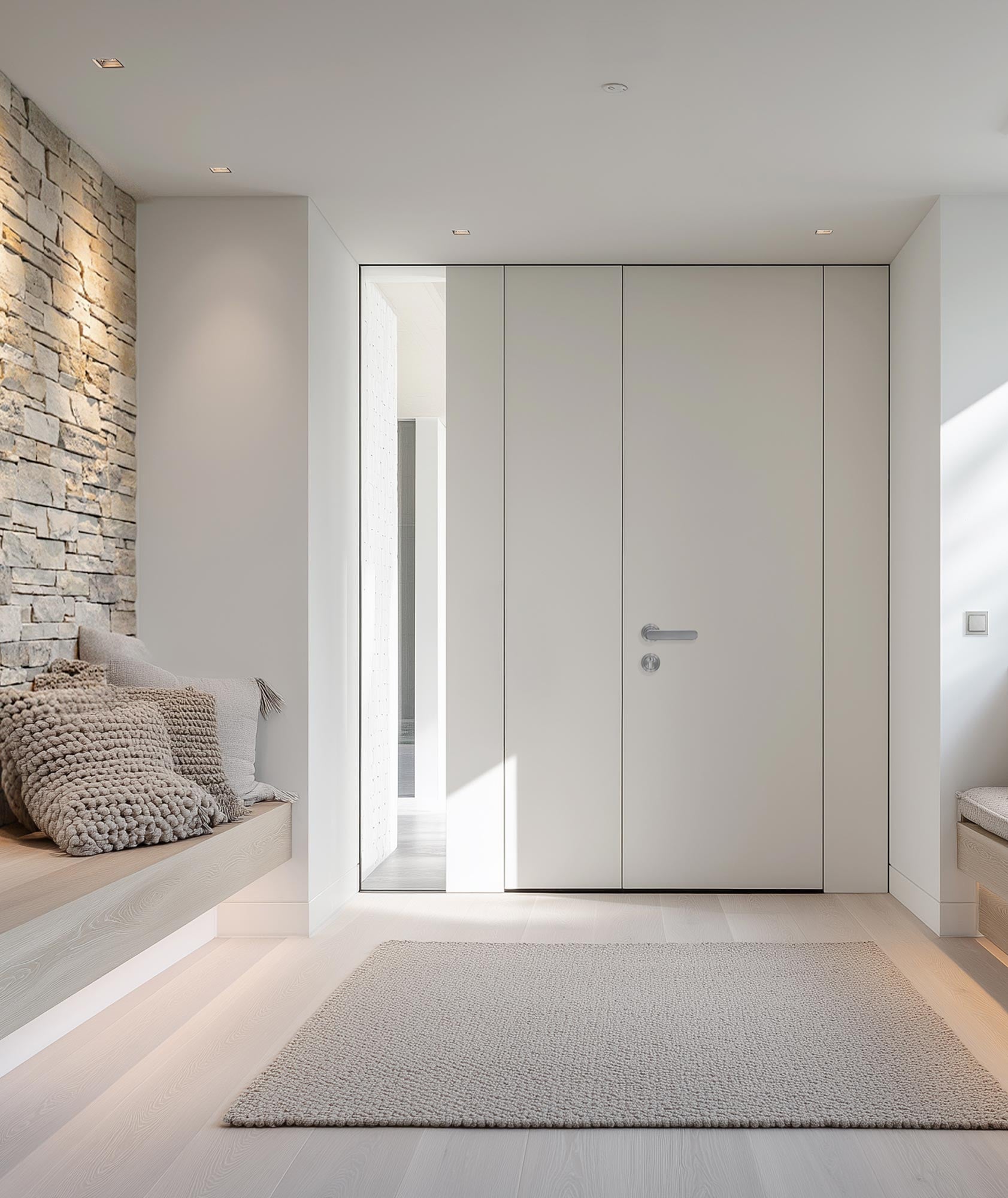 Symmetrischer Türdrücker für moderne Wohnwelten von Karcher Design