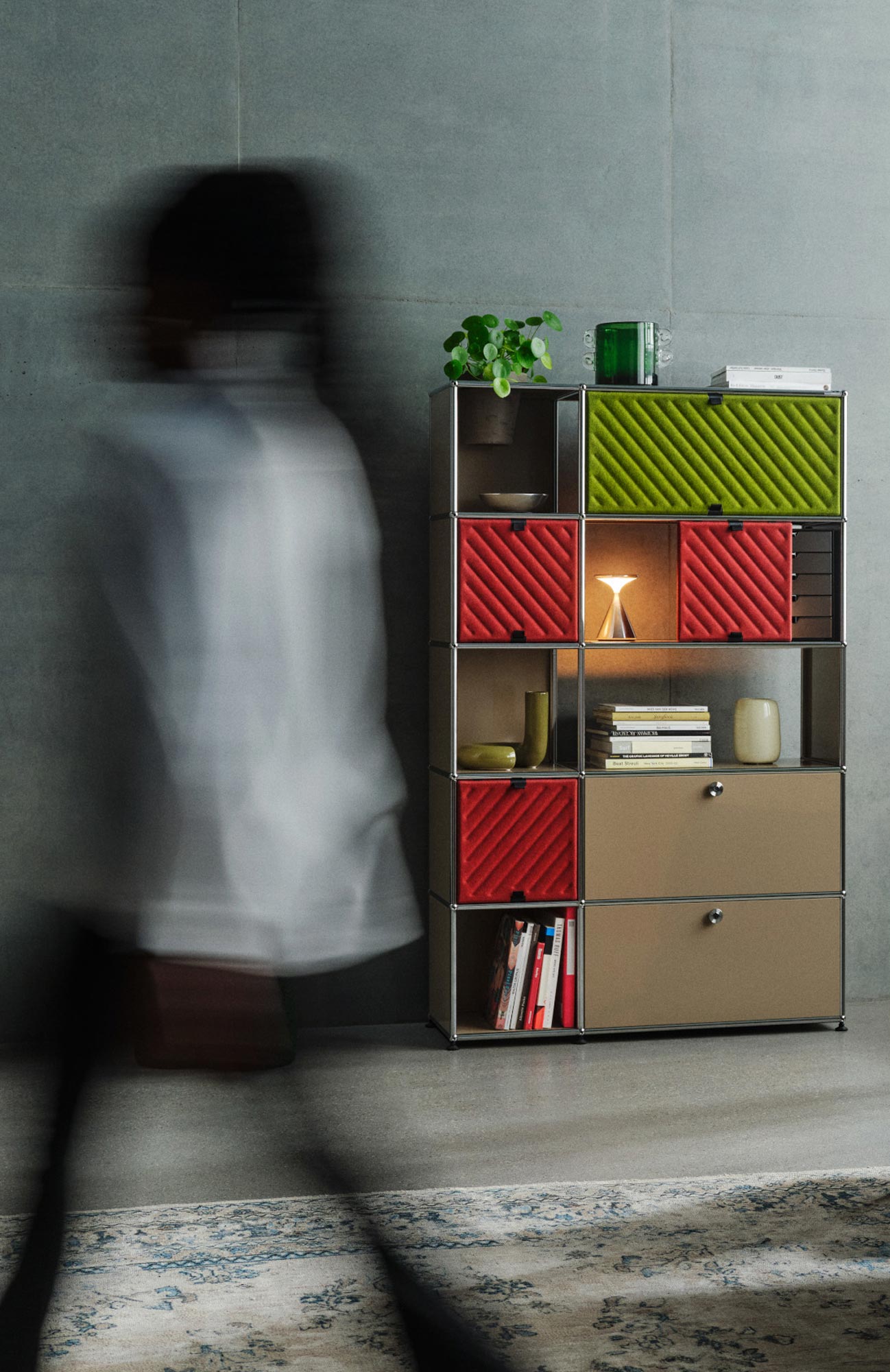 Textile und flexible Erweiterung für das modulare Möbelsystem