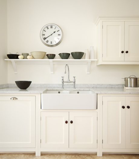 Von Hand gefertigt: moderne Version einer Shaker-Küche.