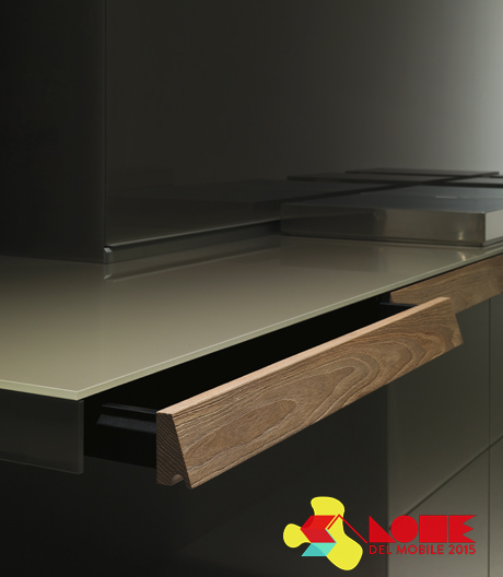 Eine schräge Sache ist die neue Schubladen-Lösung von Valcucine